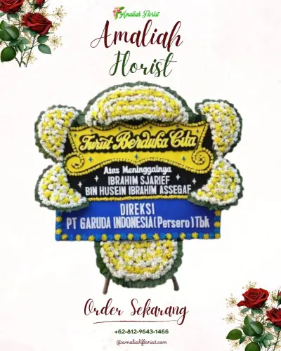 Papan Bunga Duka di Cendana