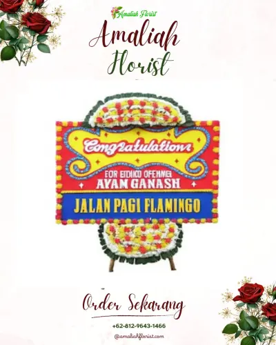 Bunga Papan Congratulation di Cendana